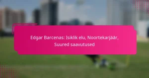 Edgar Barcenas: Isiklik elu, Noortekarjäär, Suured saavutused