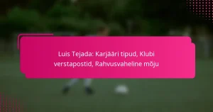 Luis Tejada: Karjääri tipud, Klubi verstapostid, Rahvusvaheline mõju