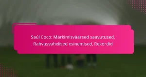 Saúl Coco: Märkimisväärsed saavutused, Rahvusvahelised esinemised, Rekordid